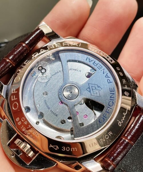 PAM1042 Luminor Due RG VSF Best Edition White Dial on Brown Leather Strap - Image 10