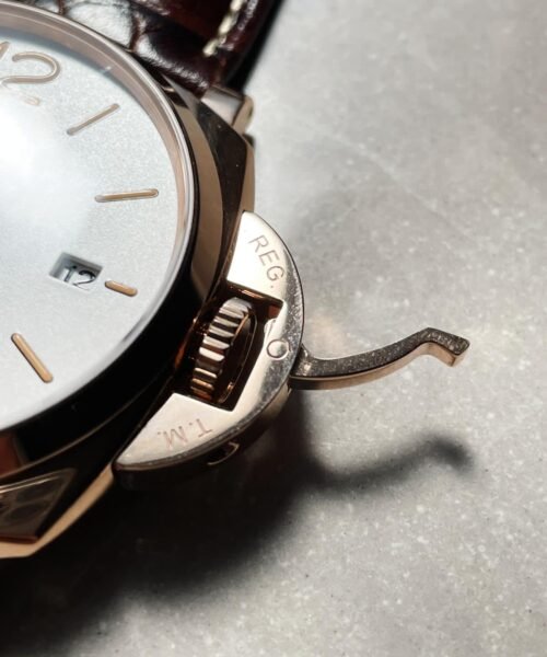 PAM1042 Luminor Due RG VSF Best Edition White Dial on Brown Leather Strap - Image 9