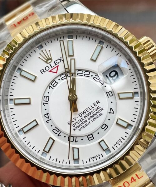 Sky-Dweller 326934 SS Noob 1:1 Best Edition White Dial on SG SS Bracelet A23J £330.00 - Image 5