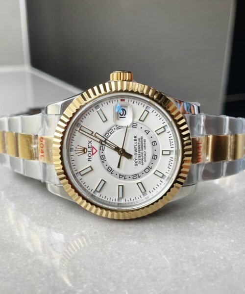 Sky-Dweller 326934 SS Noob 1:1 Best Edition White Dial on SG SS Bracelet A23J £330.00 - Image 4