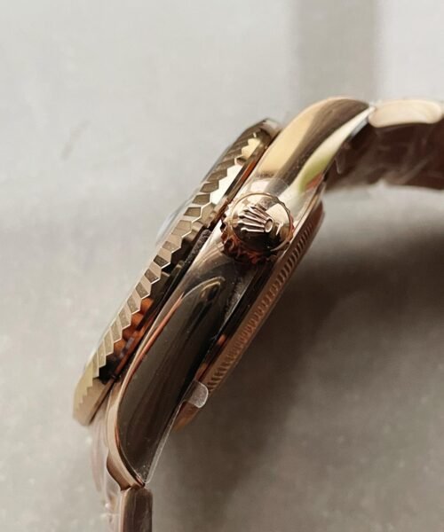Sky-Dweller 326934 SS Noob 1:1 Best Edition Black Dial on RG SS Bracelet A23J - Image 5