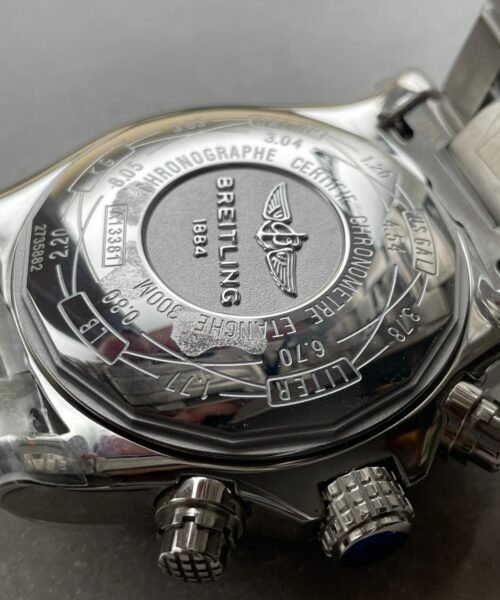 Avenger II Chronograph 43mm SS GF 1:1 Best Edition Gray/White Dial on SS Bracelet A7750 - Image 6