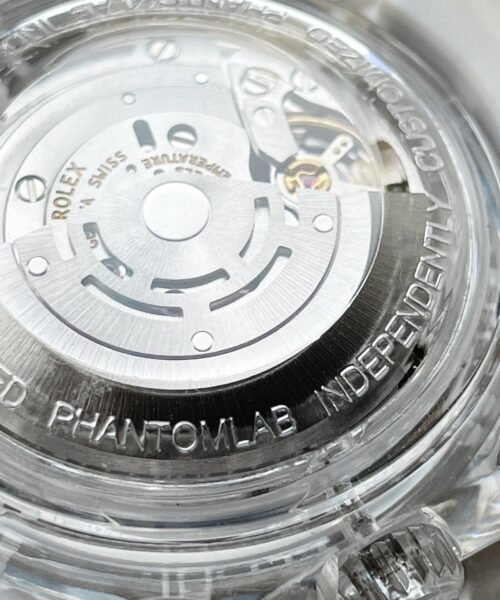 Submariner Phantomlab Transparent 5GF Best Edition Blue Fruit Dial on White Rubber Strap VR3135 - Image 10