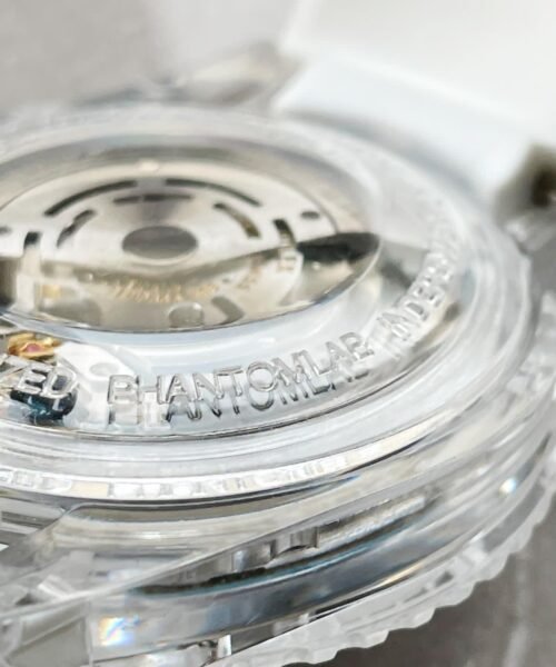 Submariner Phantomlab Transparent 5GF Best Edition Blue Fruit Dial on White Rubber Strap VR3135 - Image 12