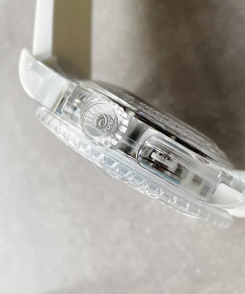 Submariner Phantomlab Transparent 5GF Best Edition Blue Fruit Dial on White Rubber Strap VR3135 - Image 13