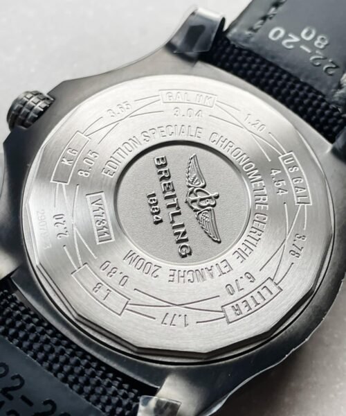 AVENGER BLACKBIRD 44MM DLC GF 1:1 BEST EDITION TITANIUM CASE BLACK DIAL ON BLACK RUBBER STRAP A2824 V4 - Image 11