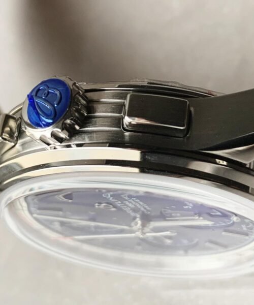 Premier Chronograph 42 OXF 1:1 Best Edition Blue Dial on Brown Leather Strap A7750 - Image 6