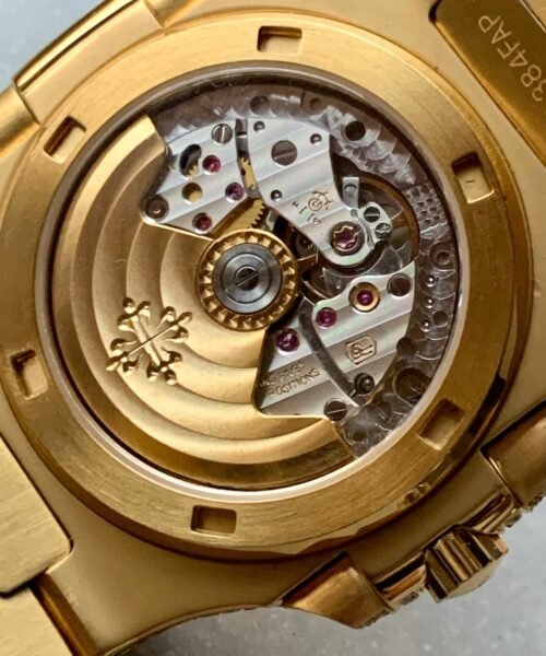 ICED Nautilus Jumbo 5711 YG TWF Full Paved Diamonds Dial Case and Bracelet A324 - Image 8