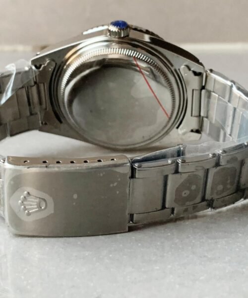 Vintage GMT Master 6542 Black/Red Bezel White Dial on SS Bracelet A2836 - Image 6