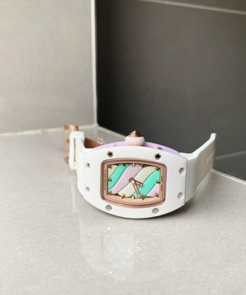 RM07-03 Candy Watch OXF Best Edition Colourful Dial on White Rubber Strap MIYOTA 6T51 - Image 4