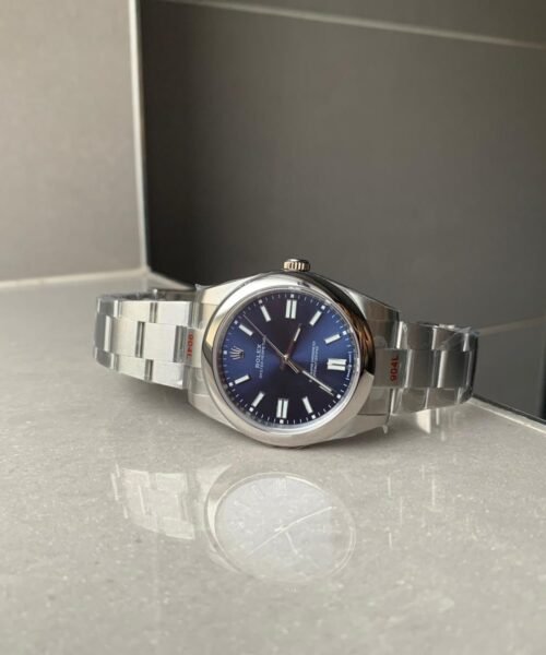 OYSTER PERPETUAL EW FACTORY BRIGHT BLUE dial 41MM Asian 3230 automatic movement - Image 6