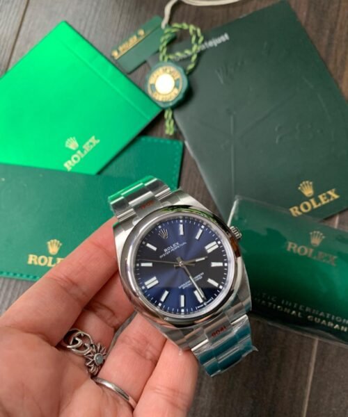 OYSTER PERPETUAL EW FACTORY BRIGHT BLUE dial 41MM Asian 3230 automatic movement - Image 5