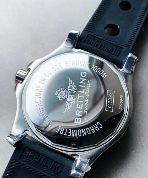 Superocean 44mm Special GF 1:1 Best Edition Black Dial on Black Rubber Strap A2824 - Image 4