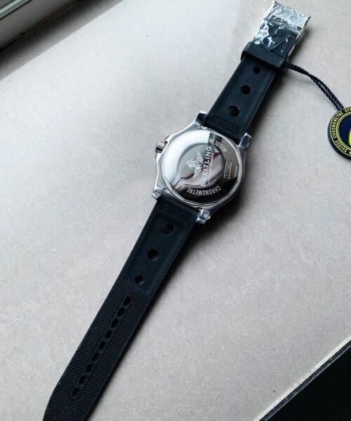 Superocean 44mm Special GF 1:1 Best Edition Black Dial on Black Rubber Strap A2824 - Image 3