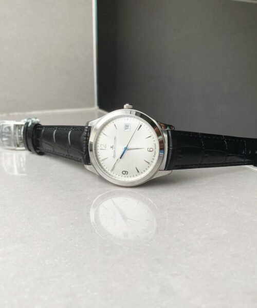 Master Grande Ultra Thin 1548420 SS ZF 1:1 Best Edition White Dial on Black Leather Strap A899/1 - Image 6