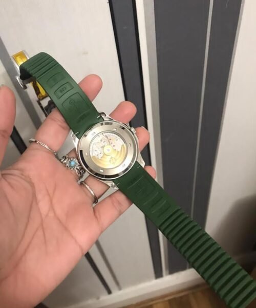 Aquanaut 5168G 42mm SS ZF 1:1 Best Edition Green Dial on Green Rubber Strap - Image 6
