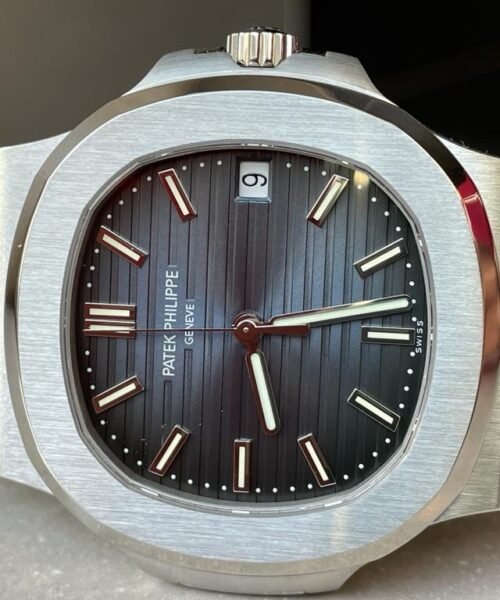 Nautilus 5711 PPF 1:1 Best Edition Gray Textured Dial on SS Bracelet 324CS - Image 2