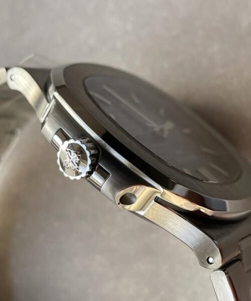 Nautilus 5711 PPF 1:1 Best Edition Gray Textured Dial on SS Bracelet 324CS - Image 6