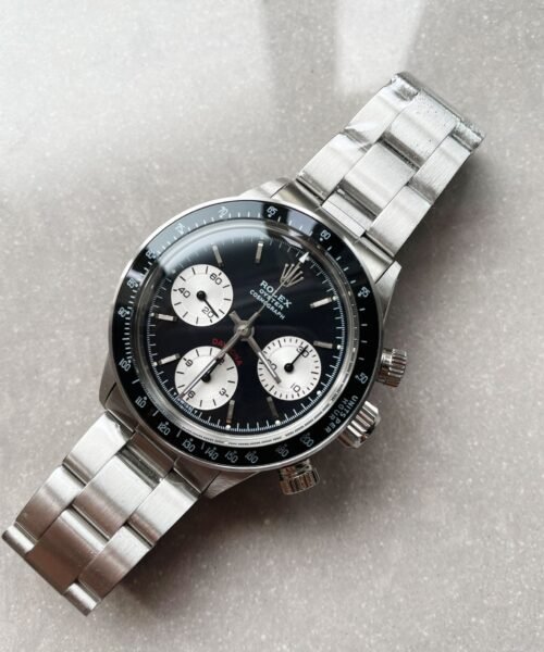 VINTAGE Daytona 6263 SS Black Dial 2 on Bracelet Venus 75 - Image 5