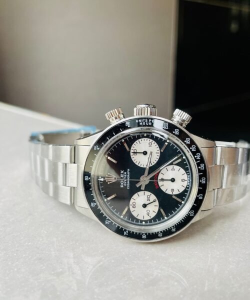 VINTAGE Daytona 6263 SS Black Dial 2 on Bracelet Venus 75 - Image 6