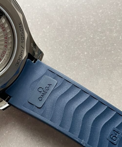 2018 Seamaster Diver 300M VSF 1:1 Best Edition Blue Ceramic Grey Dial on blue rubber strap Strap A8800 - Image 11