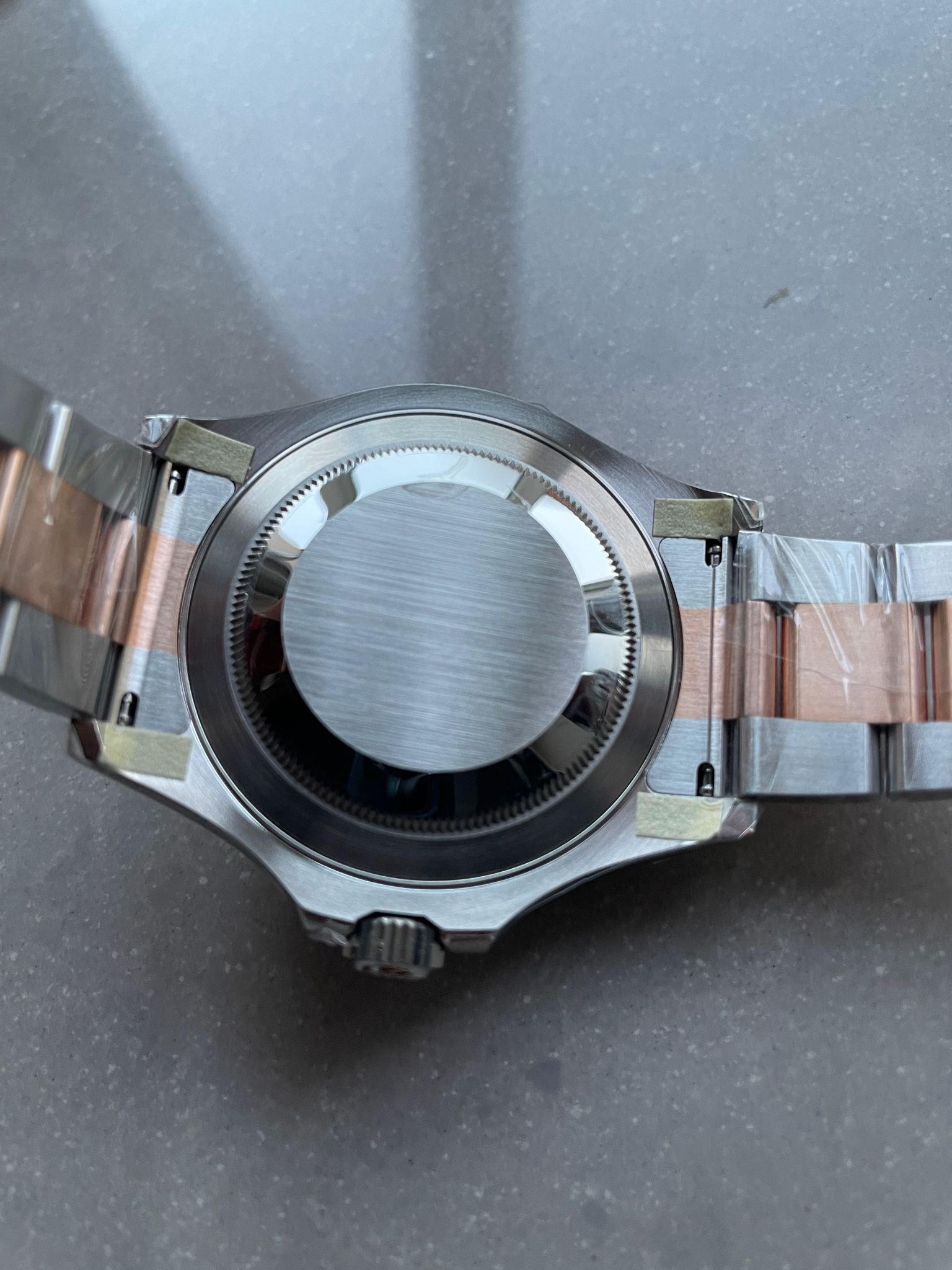 Yacht-Master 126621 904L/RG VSF 1:1 Best Edition Black Dial On 904L/RG Bracelet VS3235 - Image 9