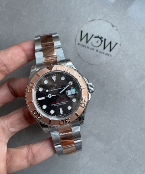 Yacht-Master 126621 904L/RG VSF 1:1 Best Edition Brown Dial On 904L/RG Bracelet VS3235