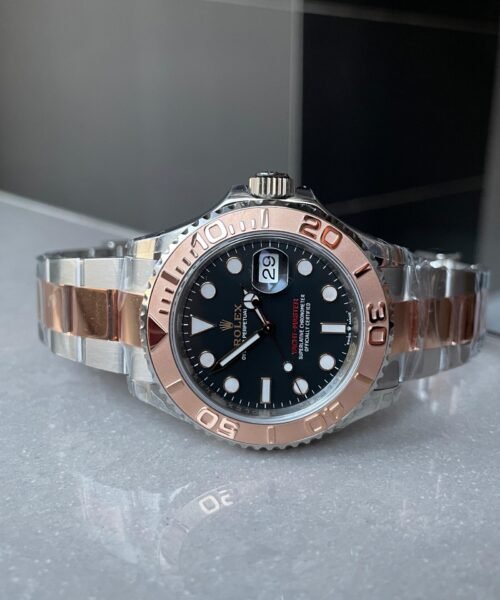 Yacht-Master 126621 904L/RG VSF 1:1 Best Edition Black Dial On 904L/RG Bracelet VS3235 - Image 5