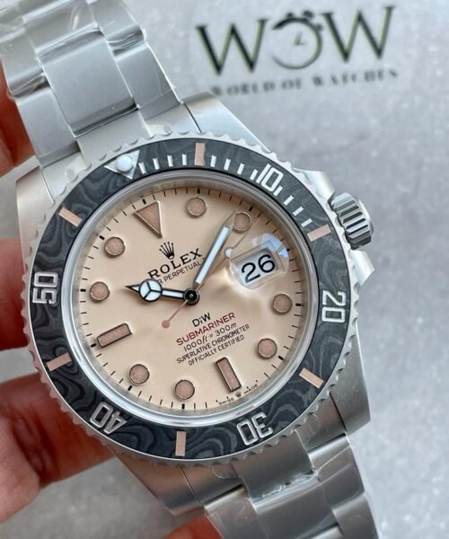 Submariner DiW "Dune" 904L SS Yellow Dial on SS Bracelet VSF VS3135 - Image 2