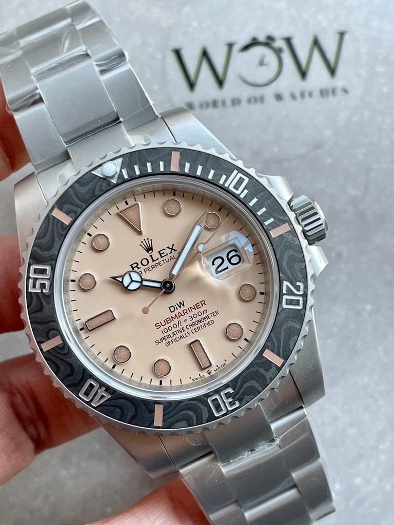 Submariner DiW "Dune" 904L SS Yellow Dial on SS Bracelet VSF VS3135 - Image 2