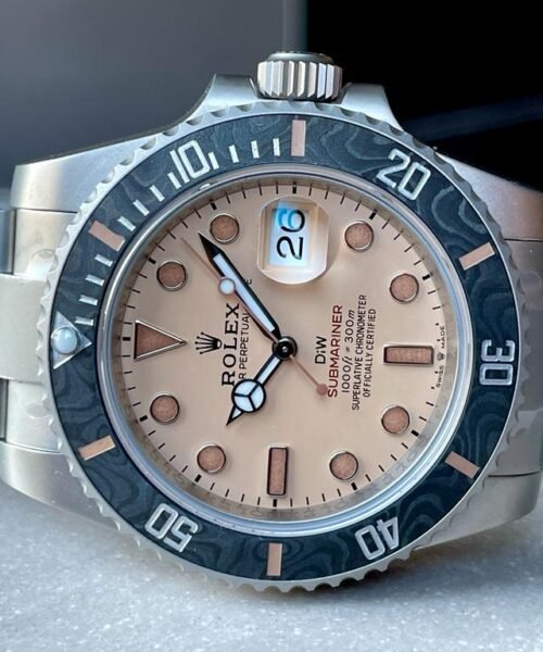 Submariner DiW "Dune" 904L SS Yellow Dial on SS Bracelet VSF VS3135 - Image 4