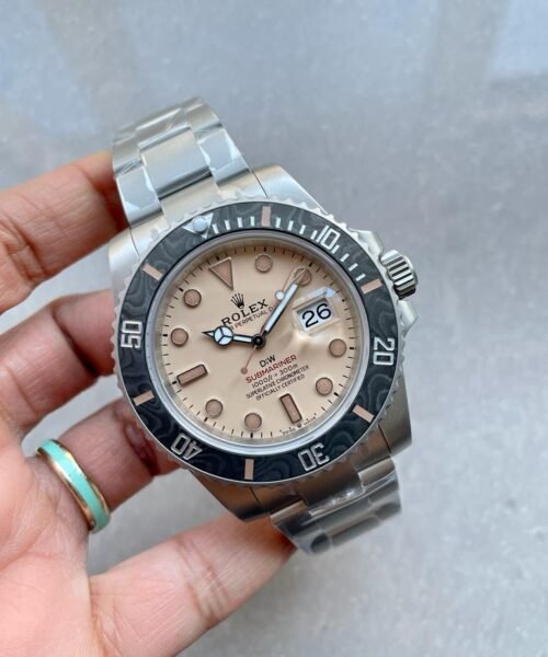 Submariner DiW "Dune" 904L SS Yellow Dial on SS Bracelet VSF VS3135 - Image 7