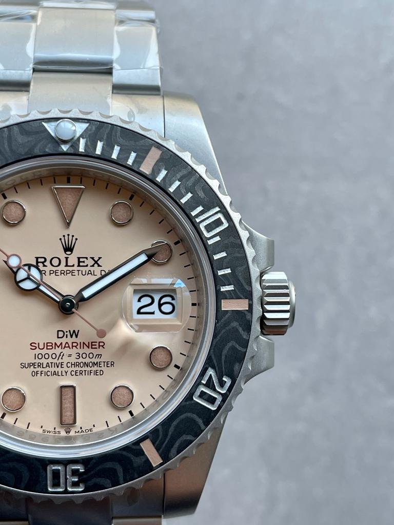 Submariner DiW "Dune" 904L SS Yellow Dial on SS Bracelet VSF VS3135 - Image 8