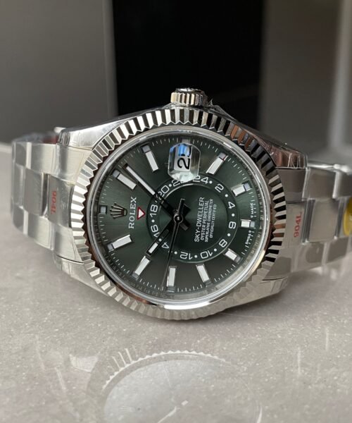 Sky-Dweller 326935 SS Green Dial on SS Jubilee Bracelet Noob Asian 23J - Image 5