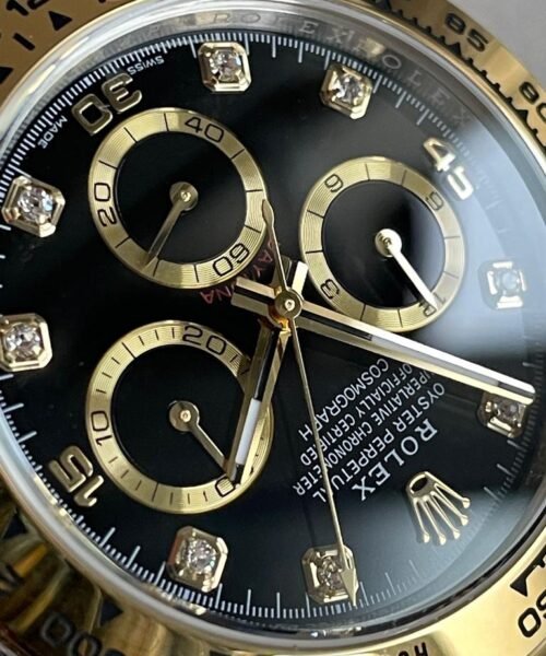 Daytona 116503 904L YG/SS Black Dial on YG/SS Bracelet BTF Asia 4130 - Image 8
