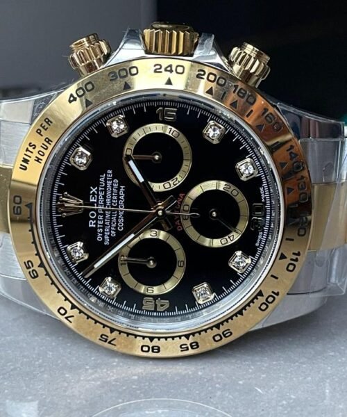 Daytona 116503 904L YG/SS Black Dial on YG/SS Bracelet BTF Asia 4130 - Image 9