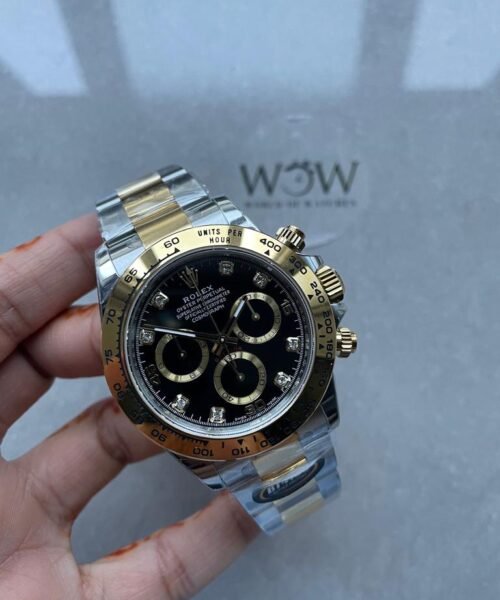 Daytona 116503 904L YG/SS Black Dial on YG/SS Bracelet BTF Asia 4130 - Image 4