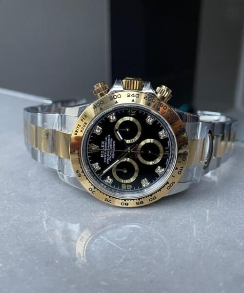 Daytona 116503 904L YG/SS Black Dial on YG/SS Bracelet BTF Asia 4130 - Image 6
