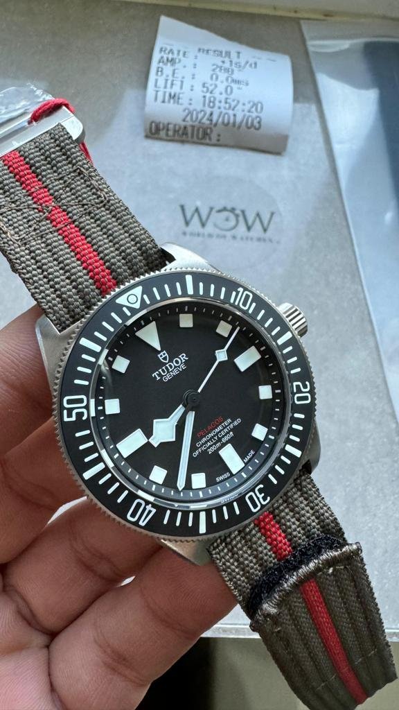 Pelagos M25717N-0001 Ti M+F FXD 1:1 Best Edition Black dial Black Ceramic Bezel on Nylon Strap Miyato 8N-24 - Image 3