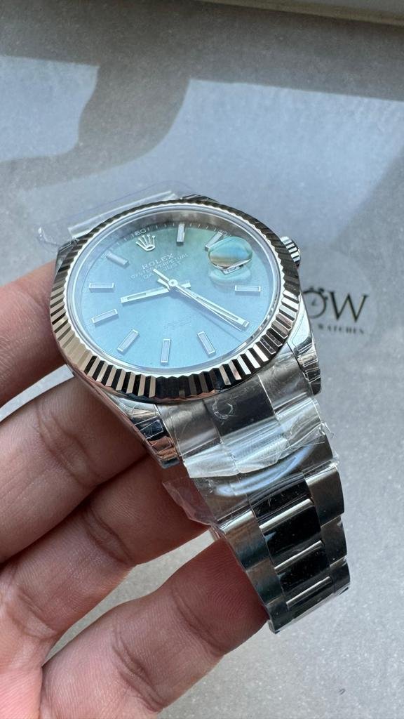 DateJust 41 SS 126234 VSF 1:1 Best Edition 904L Steel Green Dial on Oyester Bracelet VS3235 - Image 4