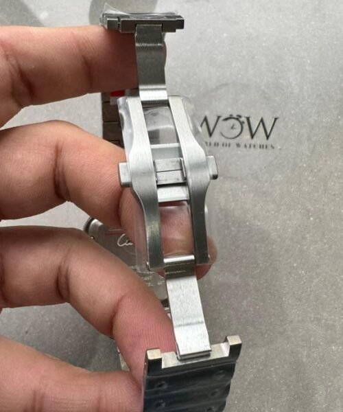Santos 40mm 2018 BVF 1:1 Best Edition Blue Dial on SS SmartLinks Bracelet MIYOTA 9015 - Image 15