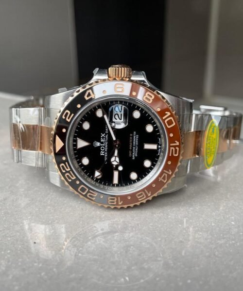 GMT-Master II 126711 CHNR Black/Brown Ceramic Rootbeer Clean Factory Best Edition on SS/RG Bracelet DD3285 CHS - Image 5