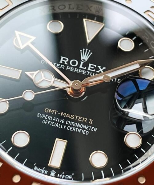 GMT-Master II 126711 CHNR Black/Brown Ceramic Rootbeer Clean Factory Best Edition on SS/RG Bracelet DD3285 CHS - Image 8
