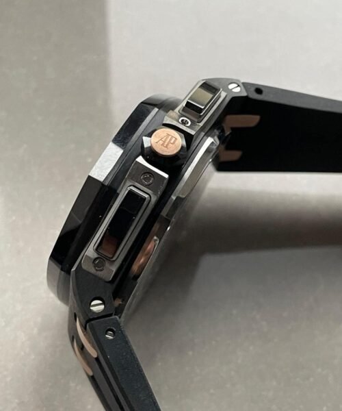 Royal Oak Offshore Chronograph CER Black Dial on Rubber Strap APF A3126 Mod - Image 11