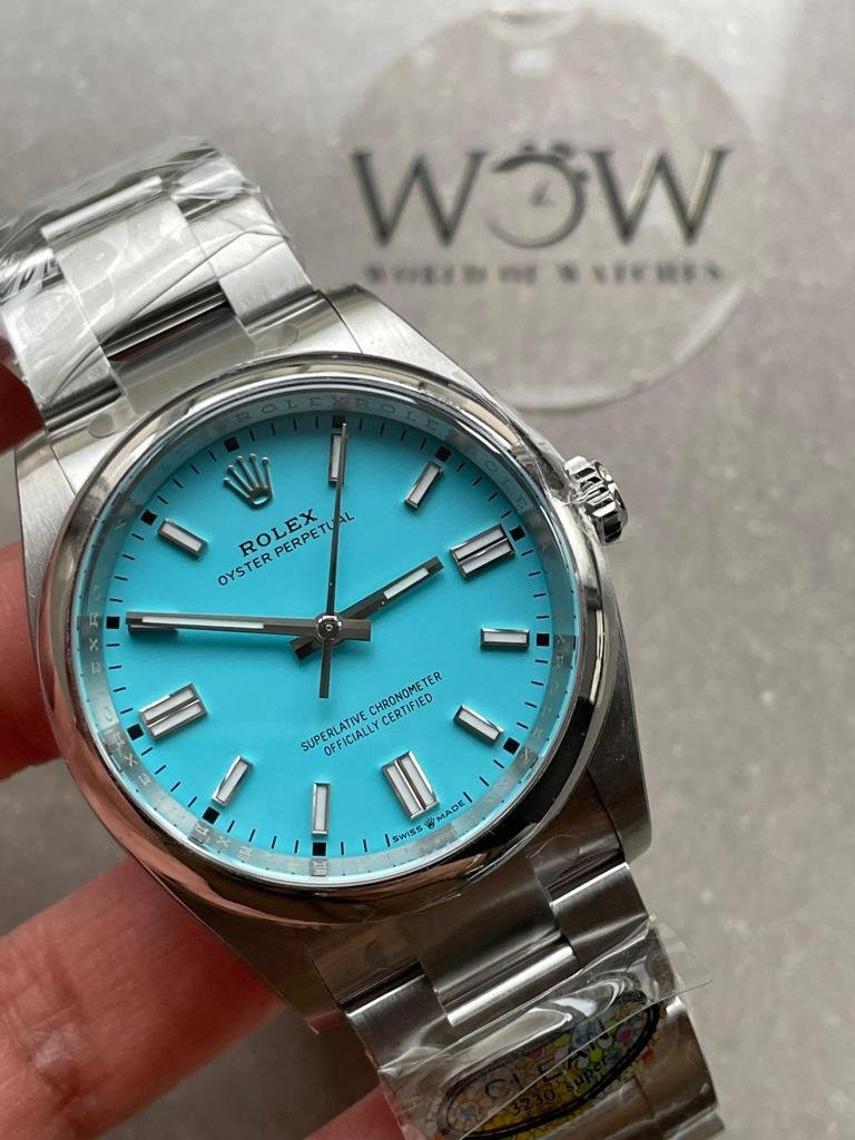 Oyster Perpetual 126000 36mm Clean 1:1 Best Edition 904L Steel Tiffany Blue Dial VR3230 - Image 4