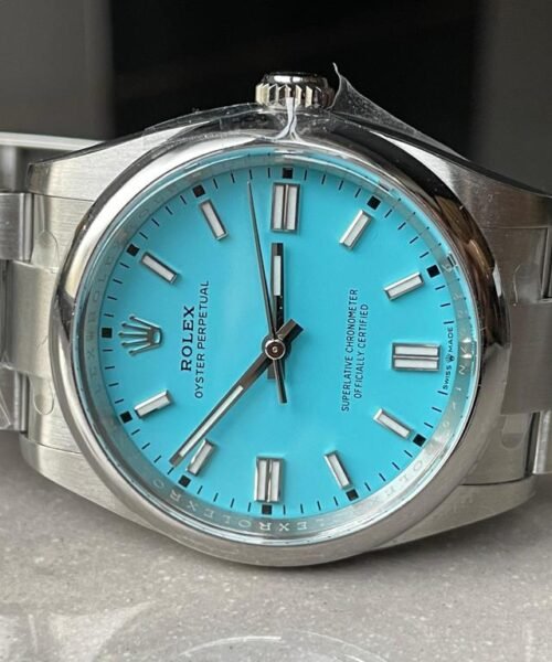Oyster Perpetual 126000 36mm Clean 1:1 Best Edition 904L Steel Tiffany Blue Dial VR3230 - Image 7