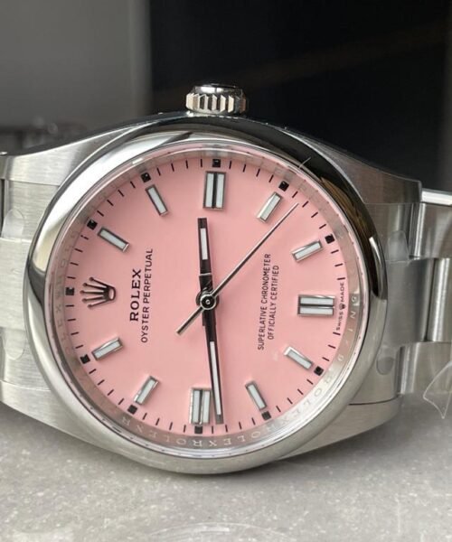 Oyster Perpetual 126000 36mm Clean 1:1 Best Edition 904L Steel Pink Dial VR3230 - Image 7