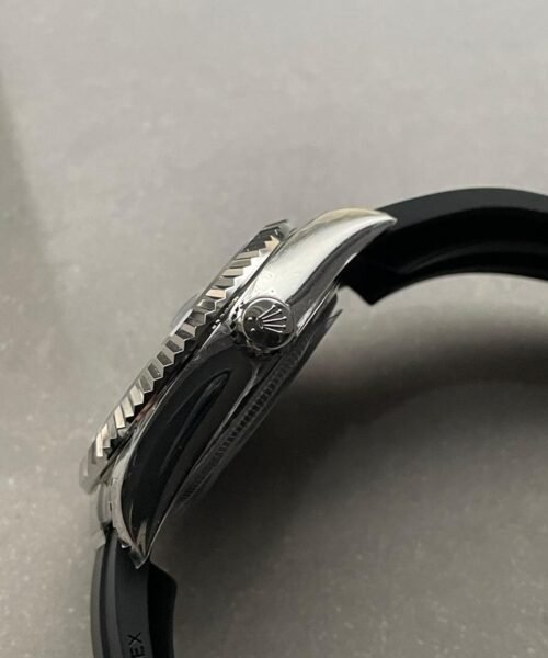 Sky-Dweller 326934 904L SS Noob 1:1 Best Edition Black Dial on Black Rubber Strap Asian 23J to 9001 - Image 12