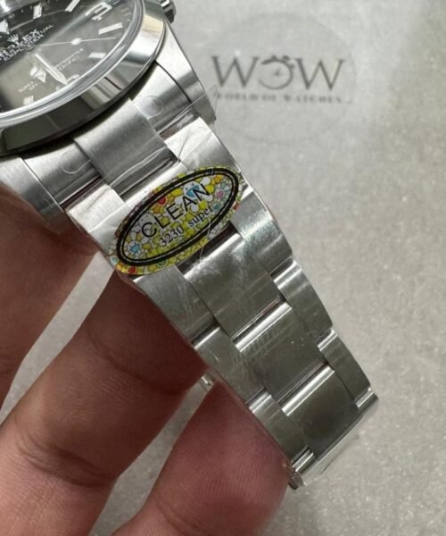 Explorer 124270 36mm 904L Steel Clean 1:1 Best Edition Black Dial on SS Bracelet VR3230 - Image 5
