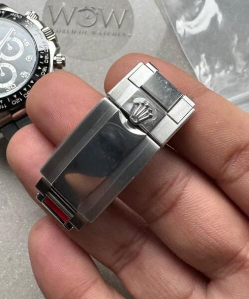 Daytona 116519 904L SS Black Dial on Rubber Strap Clean A4130 - Image 13